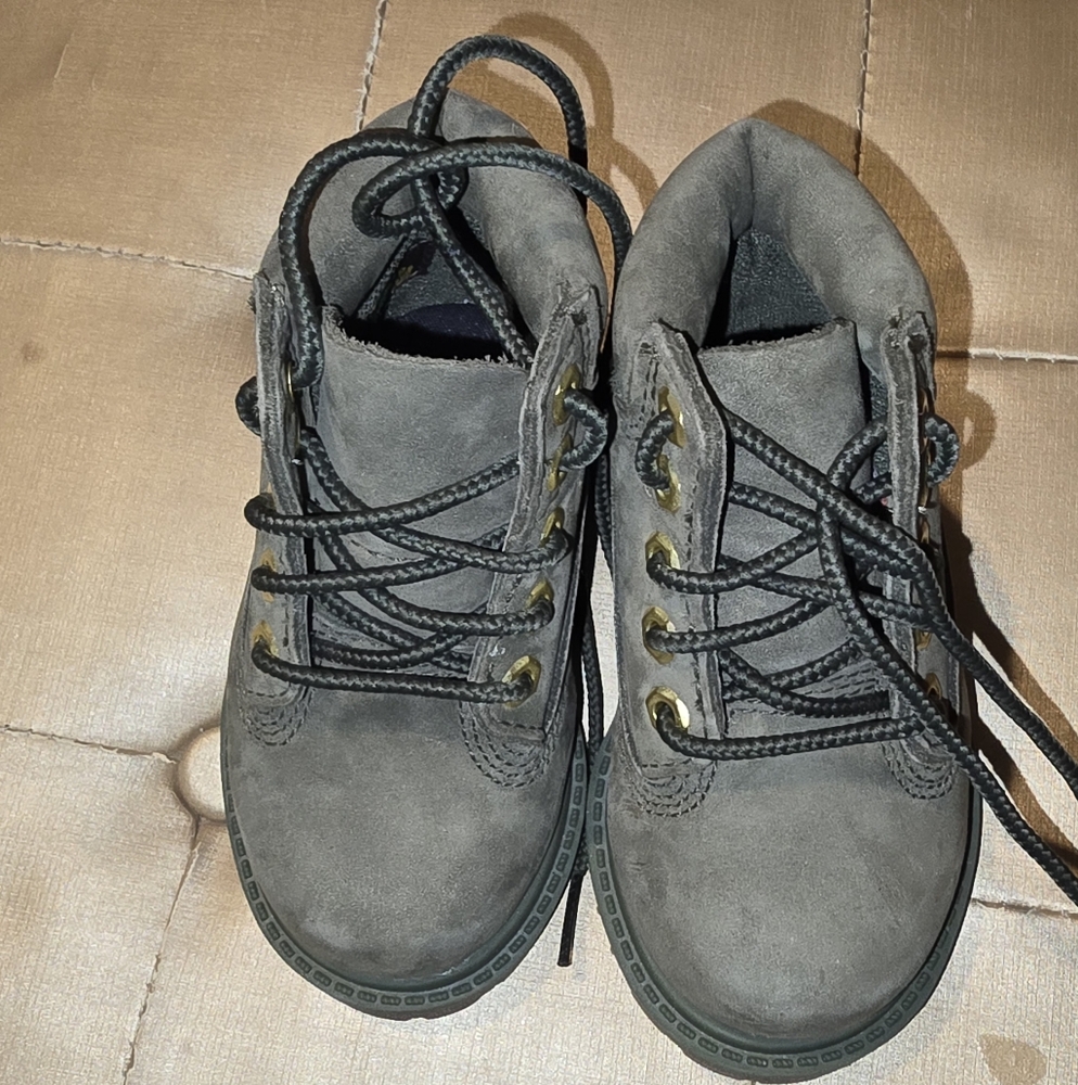 Timberland Kids Gray Boots